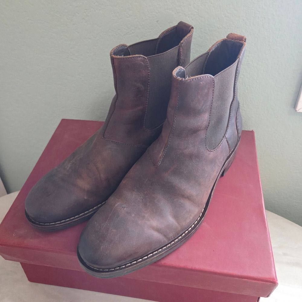 Wolverine MONTAGUE CHELSEA BOOT BROWN Men's Size 10D